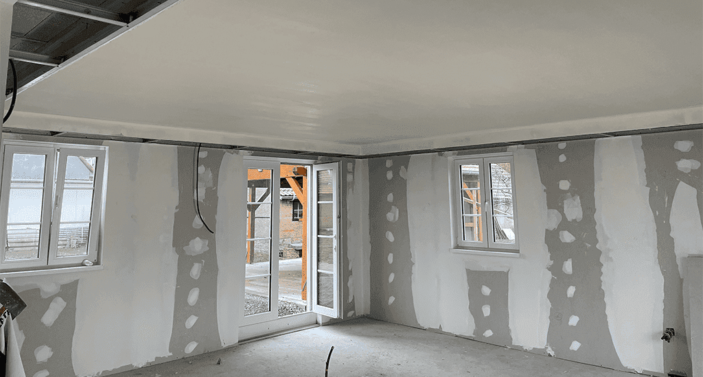 Pose de cloisons et aménagement intérieur