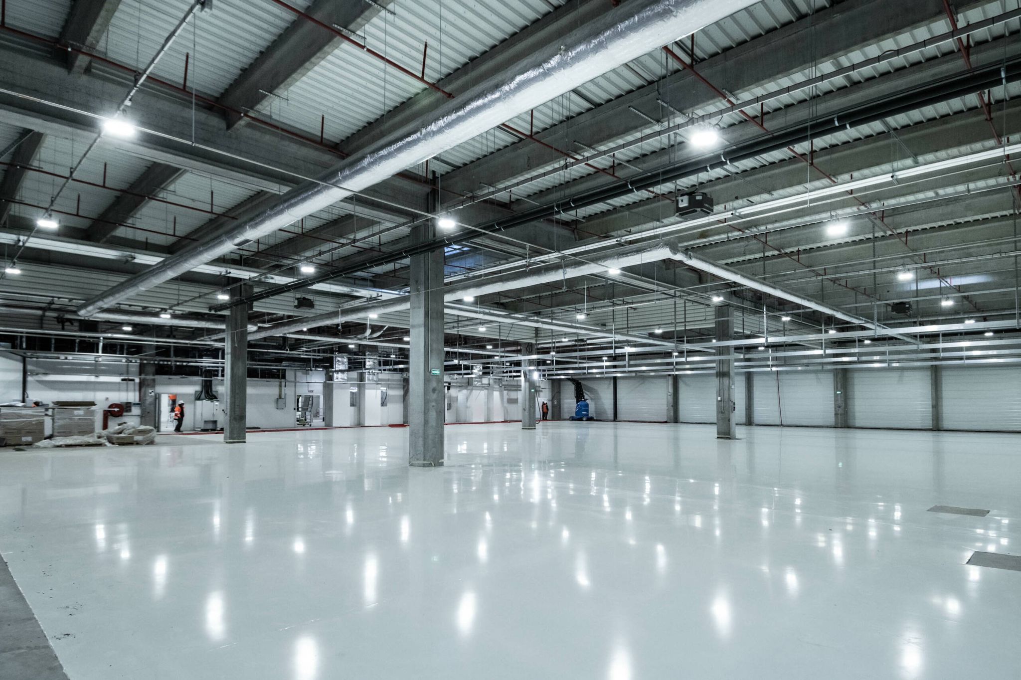Intérieur d'un entrepôt industriel en Tunisie