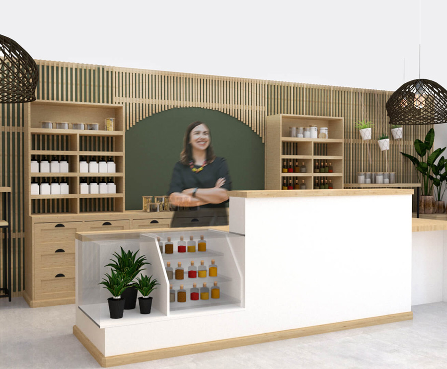 Mobilier magasin réussi et agencement professionnel en Tunisie